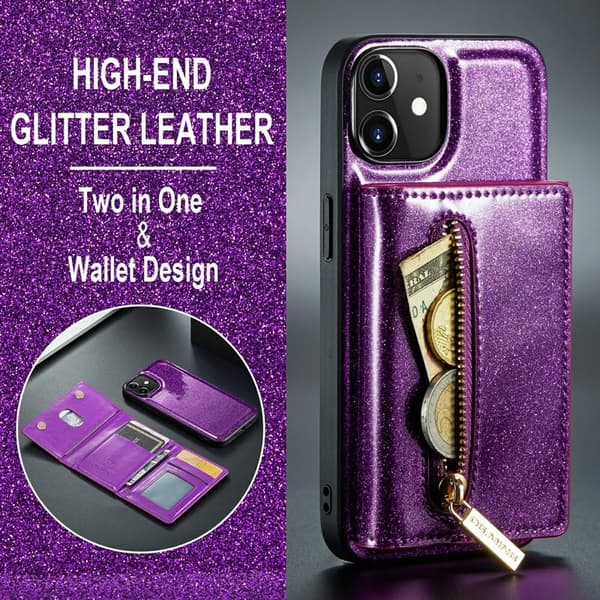 DG.MING M3 Series Mobilskal till iPhone 12/12 Pro Lila