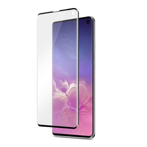 SiGN 3D Curved näytönsuoja Samsung Galaxy S10:lle Transparent