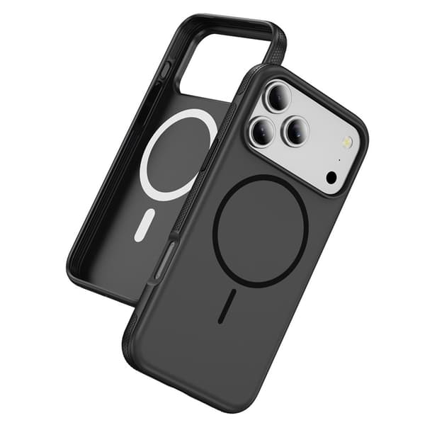 Mobilskal till iPhone 17 Pro Max MagSafe PC + TPU Shockproof - Svart Svart