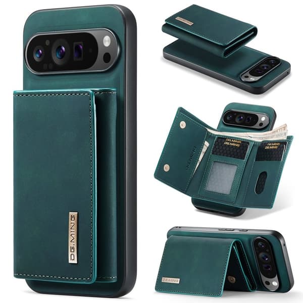 DG.MING M1 Series Mobilskal till Google Pixel 9 Pro XL Kickstand Grön