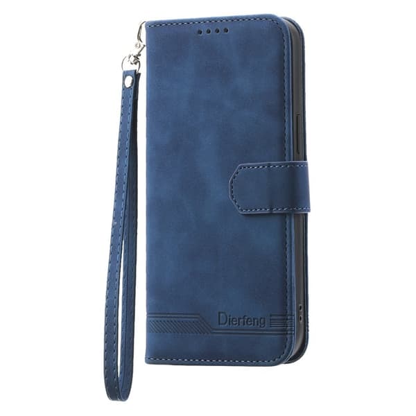 DIERFENG DF-03 Samsung Galaxy Xcover7 Plånboksfodral Konstläder - Blå