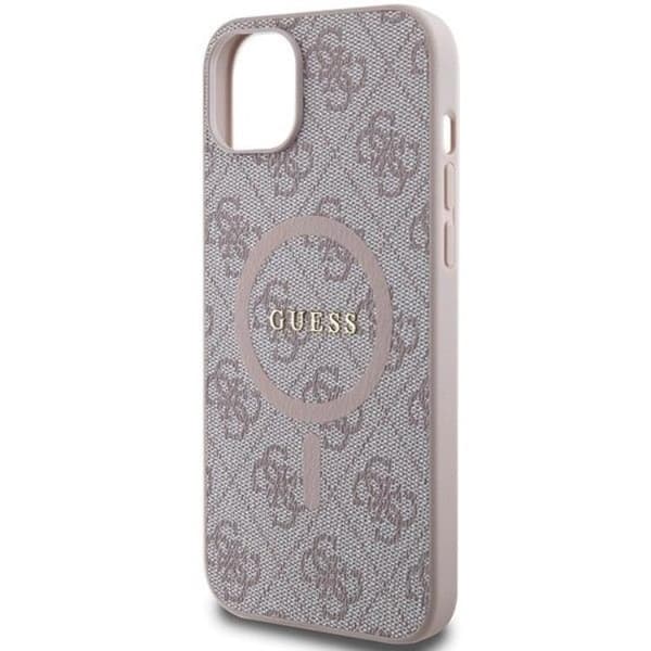 Guess Mobilskal till iPhone 14 Magsafe Classic Rosa
