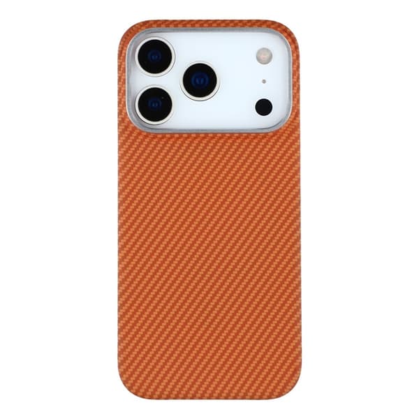 Mobilskal till iPhone 17 Pro MagSafe Carbon Fiber Orange