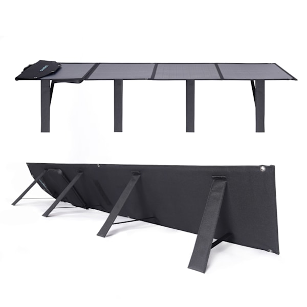 Choetech Foldable USB Till Typ-C Solladdare 100W - Svart Svart