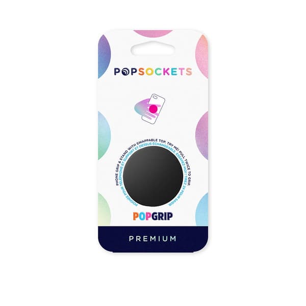 POPSOCKETS Aluminum Black Premium Black