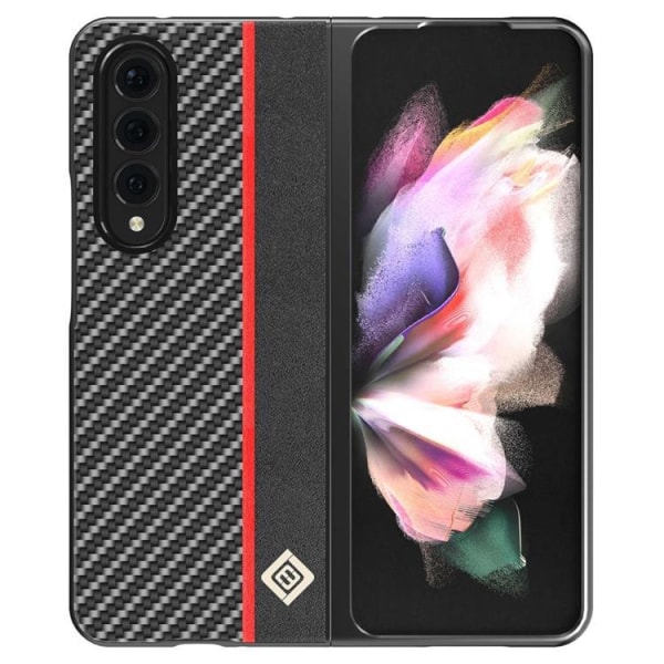 LC.IMEEKE Galaxy Z Fold 4 Skal Carbon Fiber - Svart Svart