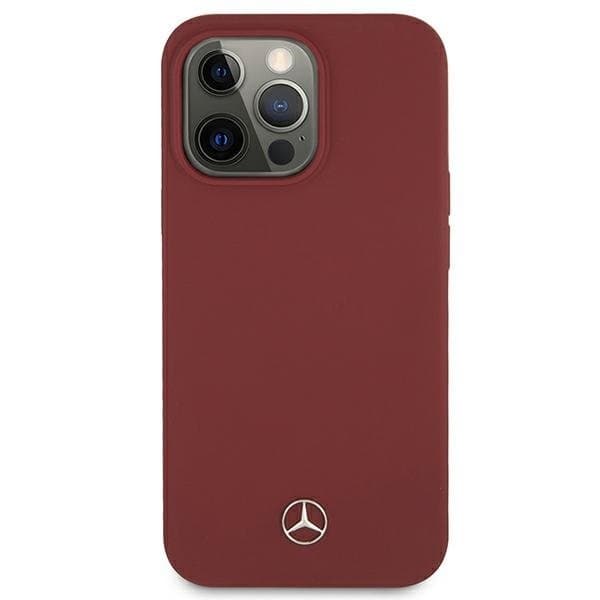 Mercedes Silicone Line Skal iPhone 13 Pro / 13 - Rød Red