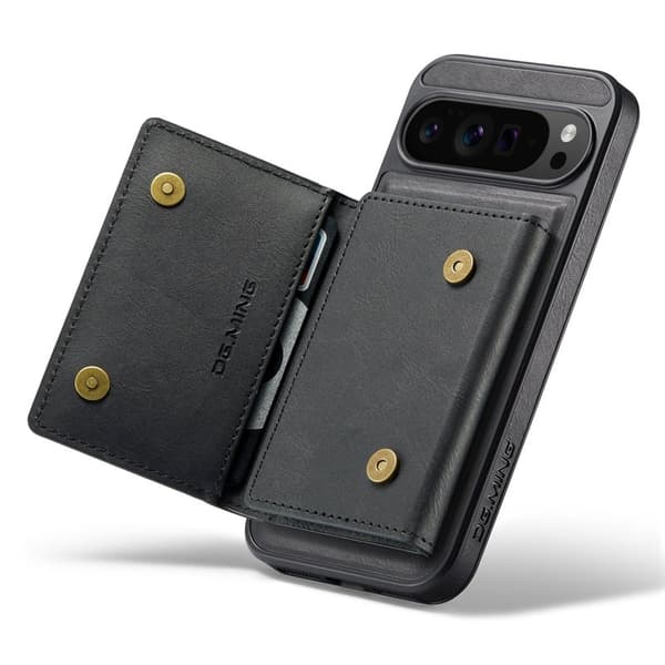 DG.MING M5 Series Mobilskal till Google Pixel 10 Pro XL Konstläder Svart