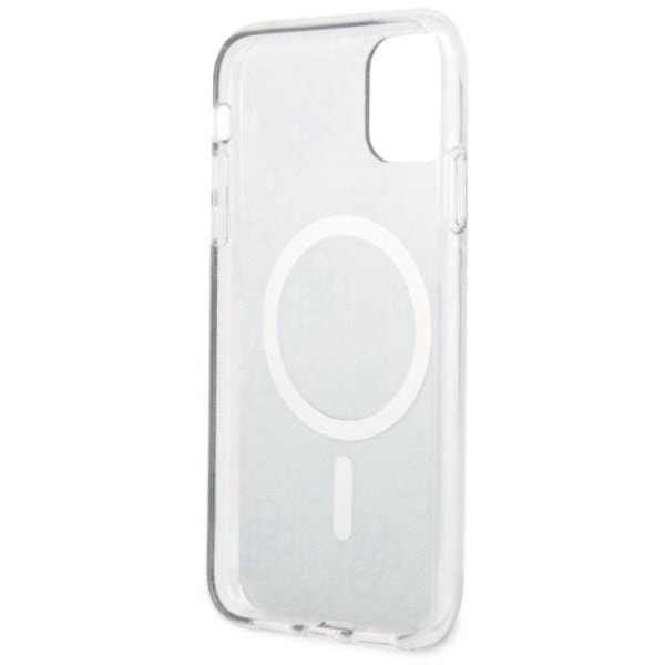 Guess iPhone 11 Cover MagSafe 4G - Brun