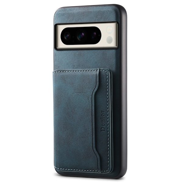 DENIOR D13 Google Pixel 8 Pro Fodral Avtagbart 2-i-1 Konstläder Blå