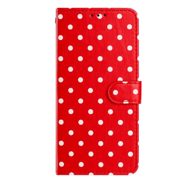 Plånboksfodral för Samsung Galaxy S26 Plus Konstläder Stativ - Röd