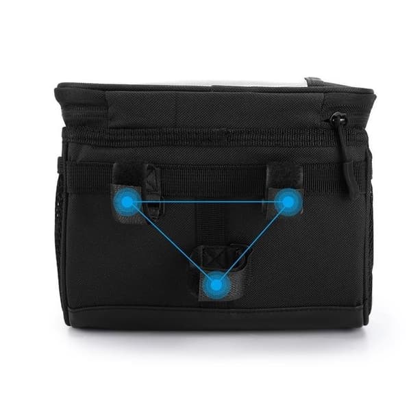 Wozinsky Cykelstyretaske 2L - Sort Black