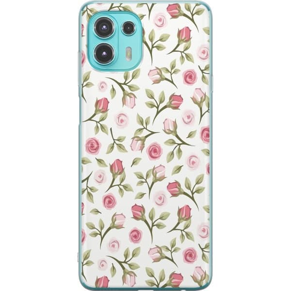 Telefontaske til Motorola Edge 20 Lite med blomster