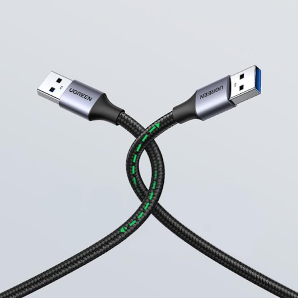 Ugreen USB-A Till USB-A Kabel 1m - Grå