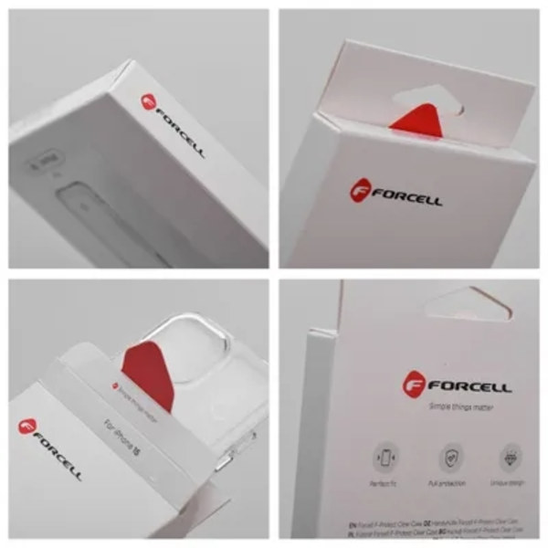 Forcell Iphone 15 Pro Mobilskal F-Protect - Transparent