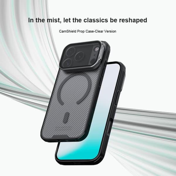 NILLKIN Camshield Prop Mobilskal till iPhone 17 Pro Transparent Lens Lid