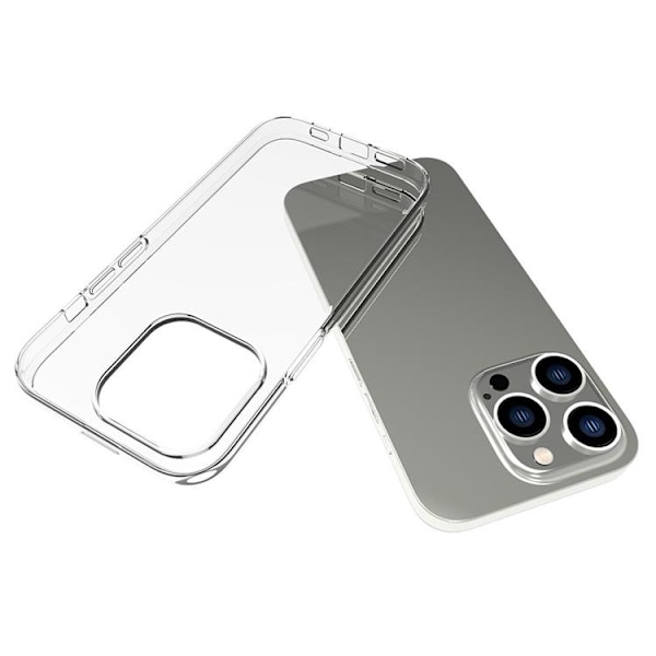 Ultratunnt iPhone 14 Pro Skal Mjukplast - Transparent