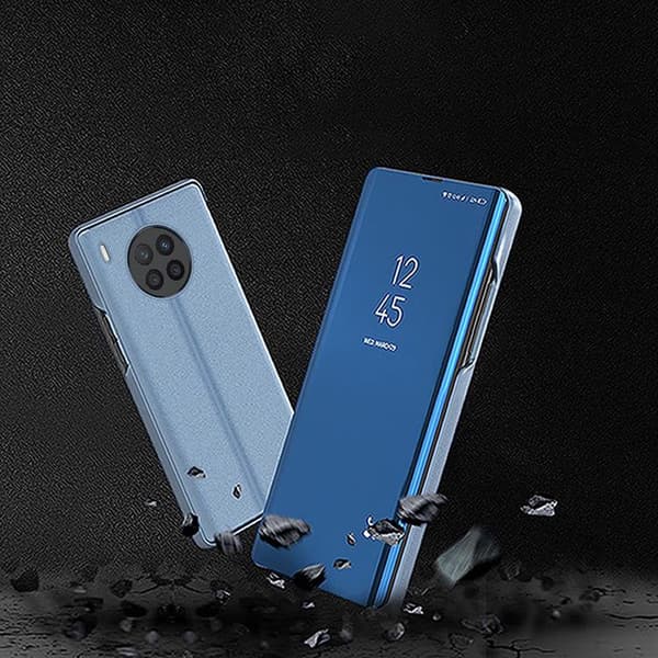 Huawei Nova 8i Fodral Clear View Flip - Svart Black