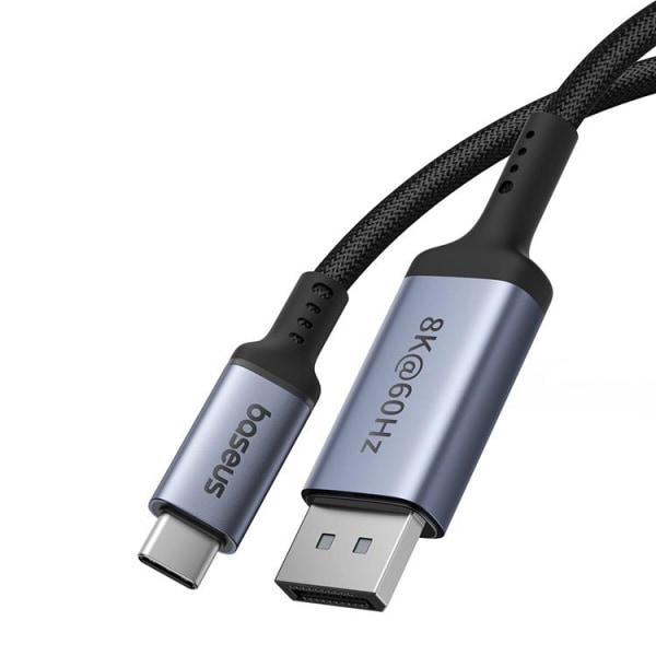 Baseus USB-C till DisplayPort Kabel 1.5m High Definition - Svart