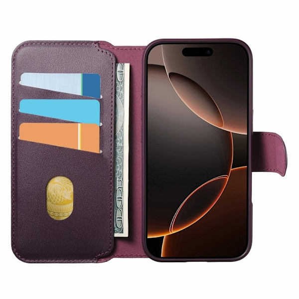 CASENEO iPhone Air Plånboksfodral RFID Blocking Konstläder - Lila