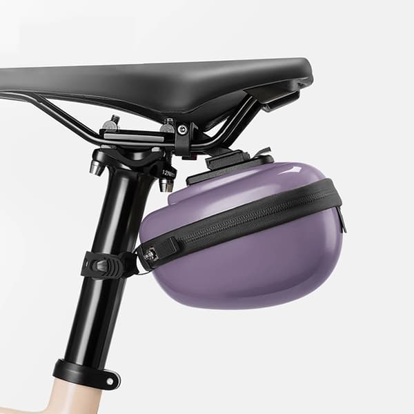Rockbros Rigid Hard Shell Kompakt Sadelväska 0.4L - Lila