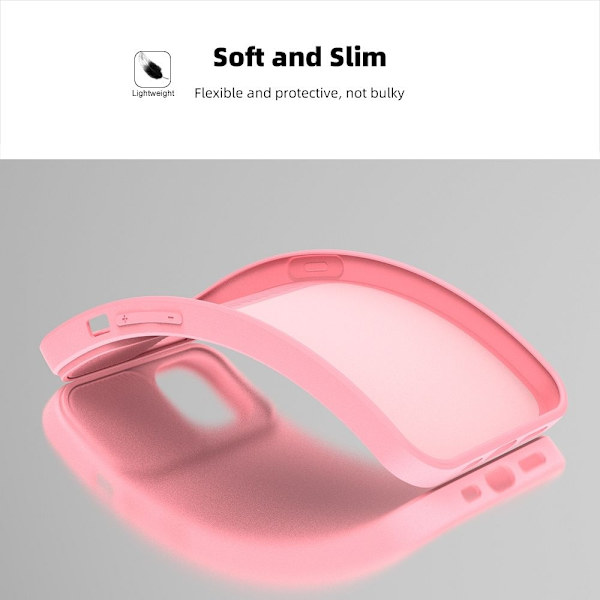 SLIDE skal för Samsung A34 5G i ljusrosa