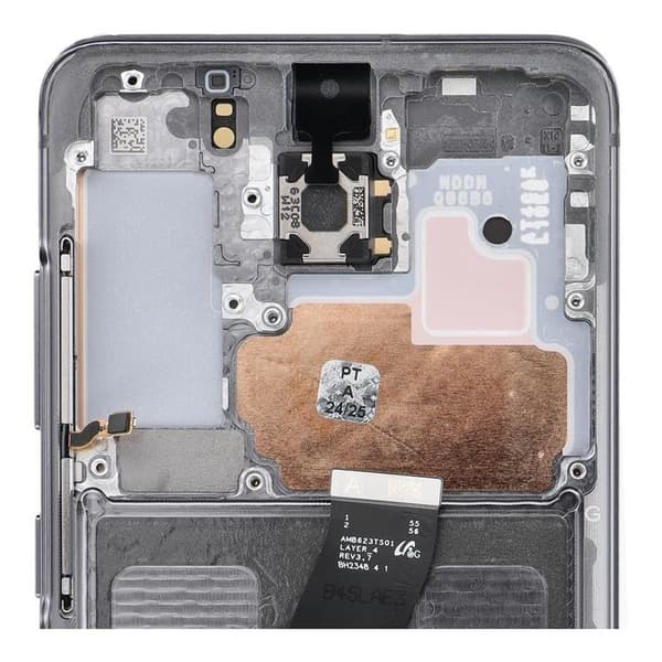 Galaxy S20 Skärm med LCD-display Service Pack GH82-31432A Svart