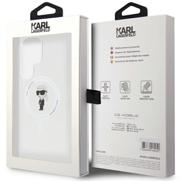 Karl Lagerfeld Galaxy S23 Ultra Mobile Case Magsafe IML Ikonik