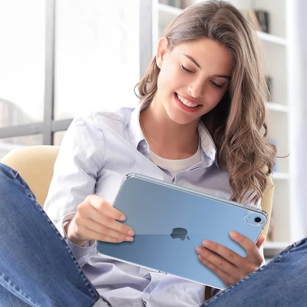 Tech-Protect iPad 10.9 Skal FlexAir Hybrid - Clear Svart