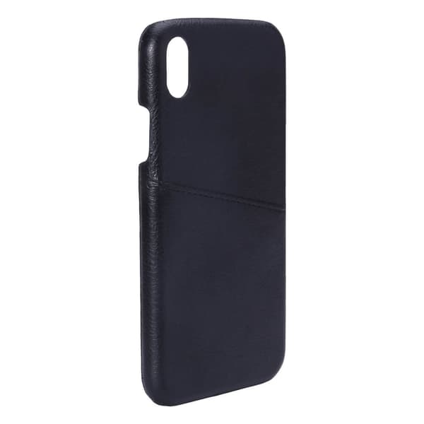 ONSALA Mobilskal Sort med Kortlomme iPhone XR Black
