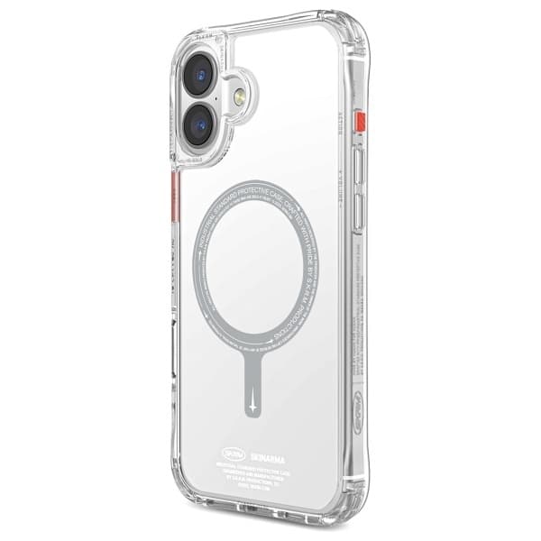 Skinarma Mobilskal till iPhone 16 Plus MagSafe Saido - Clear Transparent