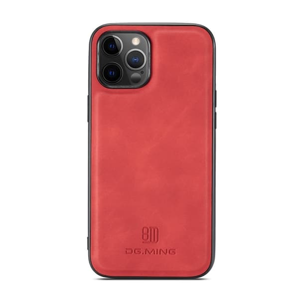 DG.MING iPhone 13 Mini Skal samt Wallet med Kickstand - Röd Red
