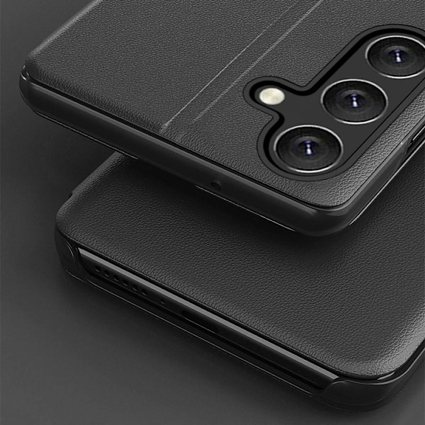 Galaxy A54 5G Fodral Eco Läder View Flip - Svart Svart