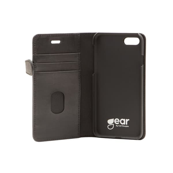 Gear Plånbokscover Buffalo i ægte læder iPhone 7/8/SE 2020 - S Black