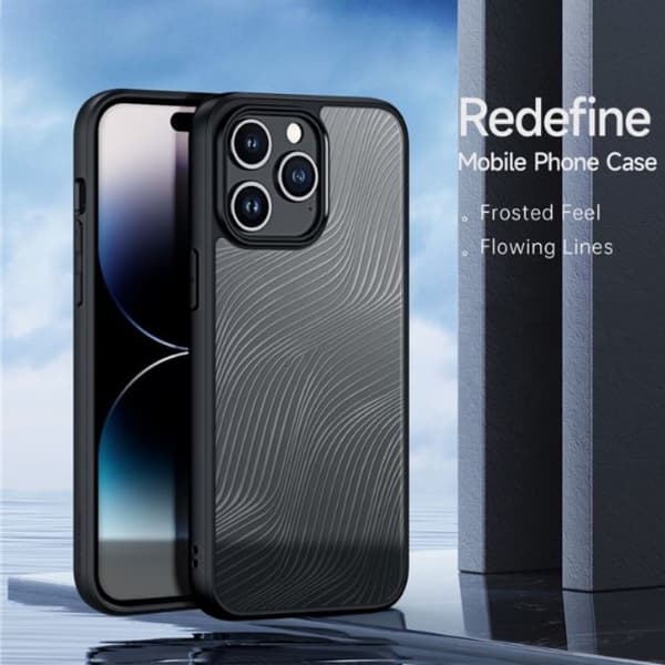 Dux Ducis Telefontaske til iPhone 15 Pro Aimo - Sort Black