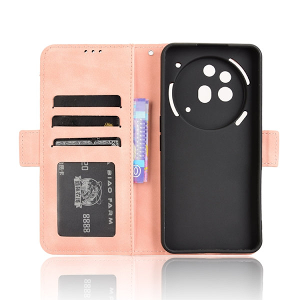 Nothing Phone (3a) Pro Plånboksfodral Läder - Rosa Rosa