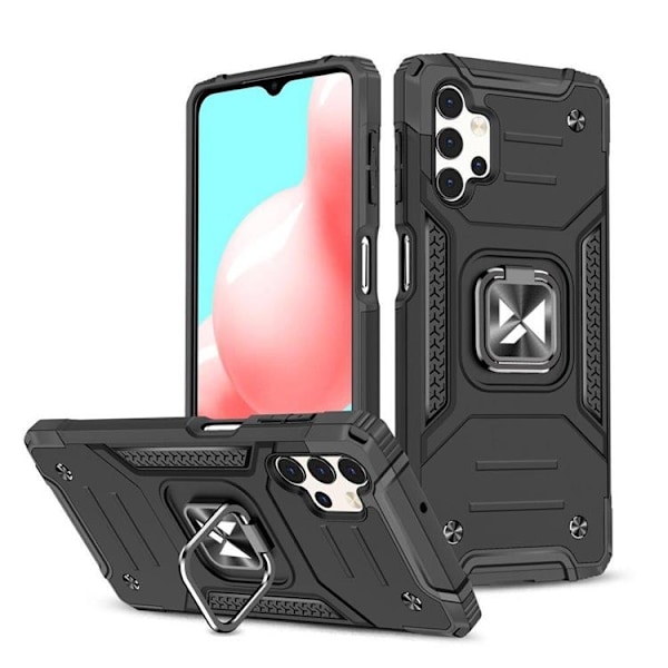 Wozinsky Galaxy A73 Skal Ring Armor - Sort Svart