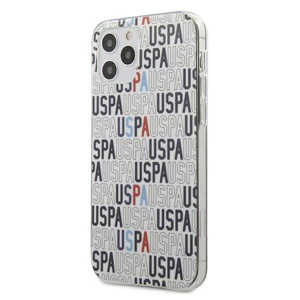 U.S. Polo Assn. Logo Mania Collection iPhone 12 & 12 Pro Skal Vit Vit