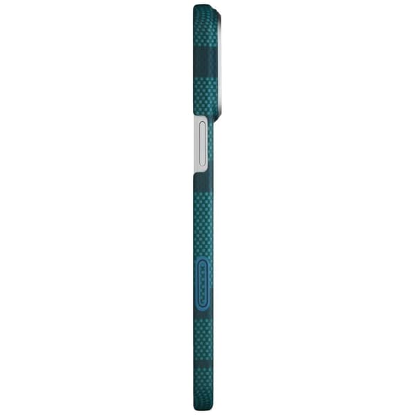 PITAKA Mobilskal För iPhone 17 Pro Magsafe Flora in Grid Edge - Forest Dawn Blå