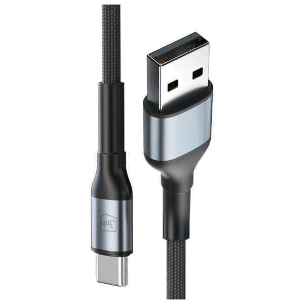 3MK USB-A til USB-C 18W Kabel 9V/2A 1m QC3.0 N-SERIE Hyper - Sort Svart