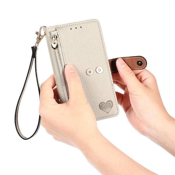 Plånboksfodral för Samsung Galaxy S26 Plus RFID Blocking - Beige