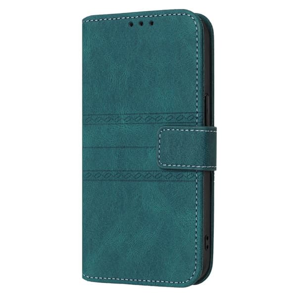 Plånboksfodral för Samsung Galaxy S26 Plus Konstläder - Svartgrön