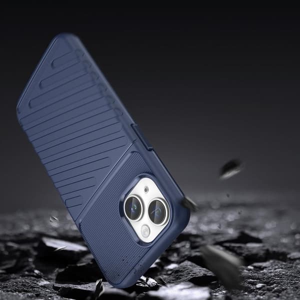 iPhone 14 Skal Thunder Armored - Blå Blå