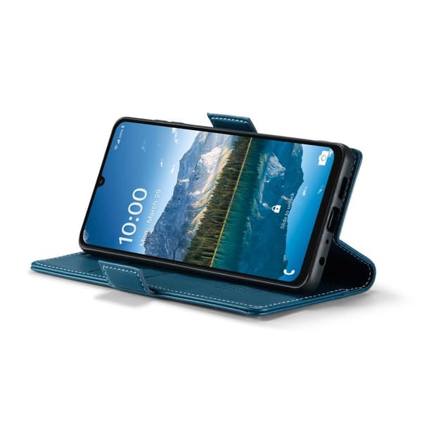 CASEME Plånboksfodral Konstläder för Samsung Galaxy A06 4G - Blå