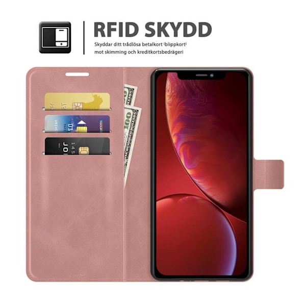Boom of Sweden RFID-Skyddat Plånboksfodral iPhone 13 Pro - Rosa Rosa