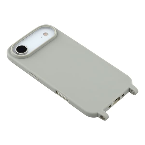 Mobilskal till iPhone Air TPU med Hål för Rem - Grå Grå