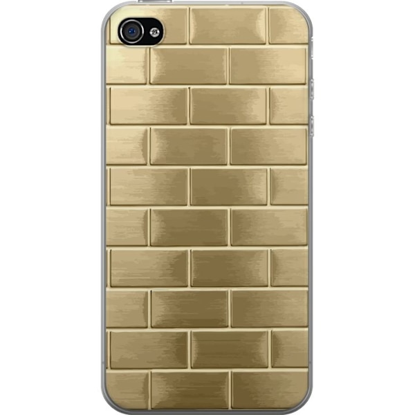 Mobilskal till Apple iPhone 4 med Gyllene Murstenar