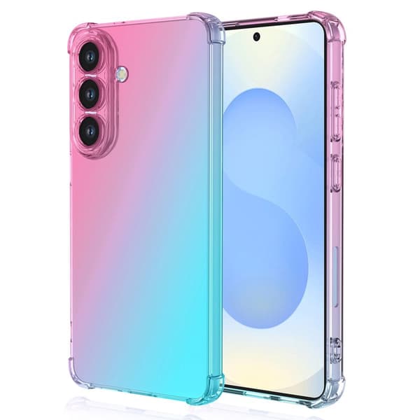 Mobilskal för Samsung Galaxy S26 Plus Gradient TPU Stöttålig - Rosa