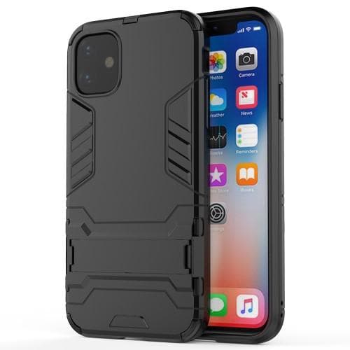 Skal med Kickstand Stativ för iPhone 11 Pro Max - Svart Black