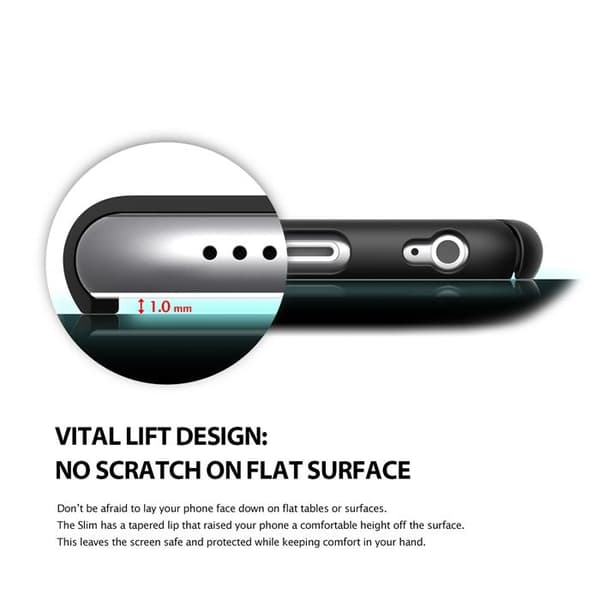 Ringke Slim Dual Coated Skal till Apple iPhone 6 / 6S  (Vit) Vit